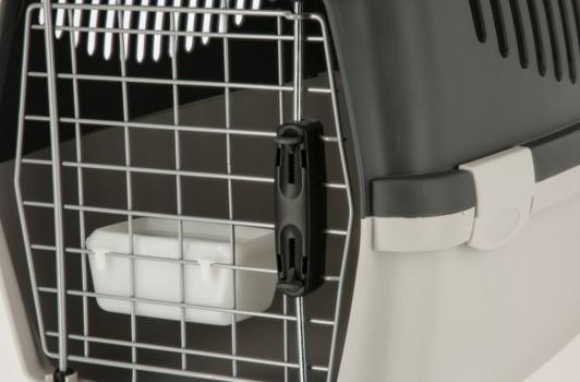 Transportbox Katzen Gulliver 3 Top Free - oben zu öffnen - IATA Flugbox für Tiere bis 6 kg inkl Wassernapf